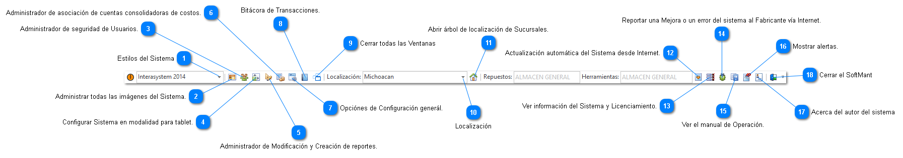 Barras de Herramientas 