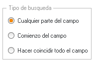 2. Tipo de Busqueda