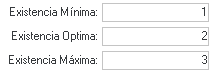1. Existencias