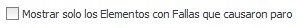1. Ver Fallas que causaron Paro