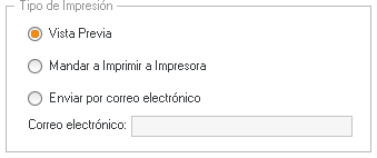 1. Selección de Tipo de Impresión